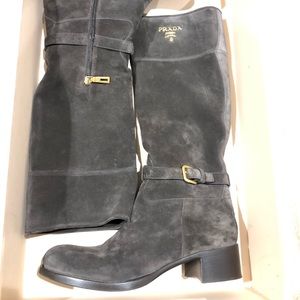 PRADA suede boots